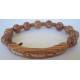 Bracelet Rosary Palmwood with bar name